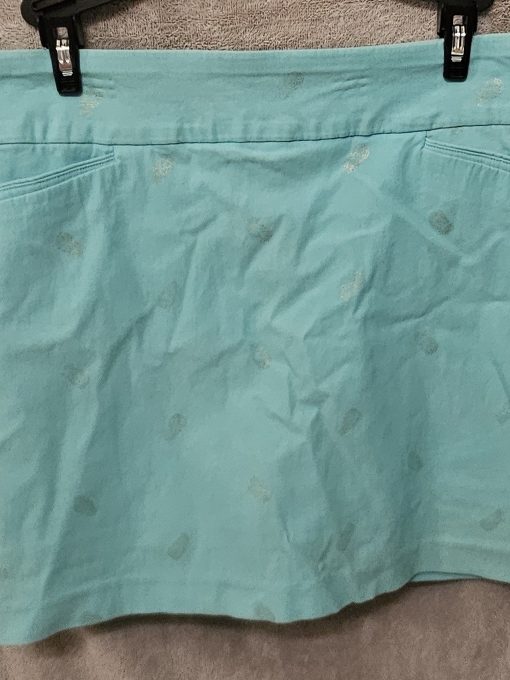 Attyre Turquoise Stretch Blend Top